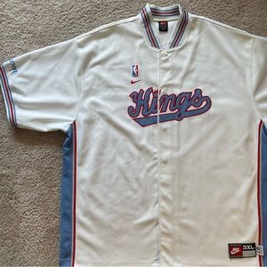 Vintage Nike Sacramento Kings NBA Shooting/Warm Up Jersey 3XL